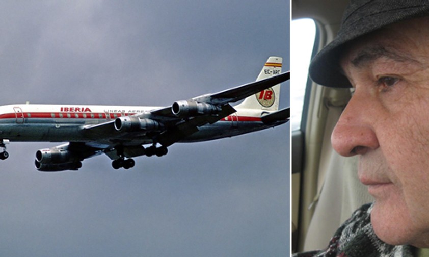DC-8 von Iberia: In so einem Flieger floh Armando Socarras.