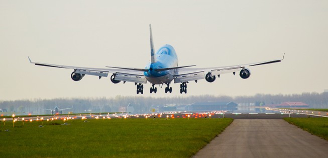 Flugzeug von KLM: Muss Russland nicht umfliegen.