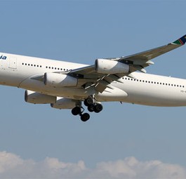 A340 von Air Namibia: Bald ausgemustert.