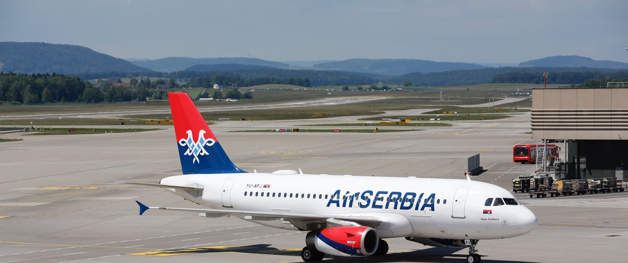 A319 von Air Serbia:  Bei der Fluglinie läuft es wieder gut.