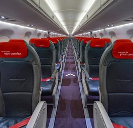 Kabine einer Embraer von Austrian Airlines: Was folgt auf die brasilianischen Flieger?