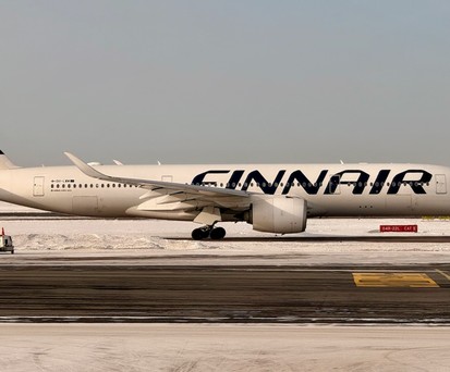 Airbus A350 von Finnair: Die Airline setzt Nahost-Flüge aus.