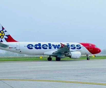 Airbus A320 von Edelweiss: Nach Nahost unterwegs