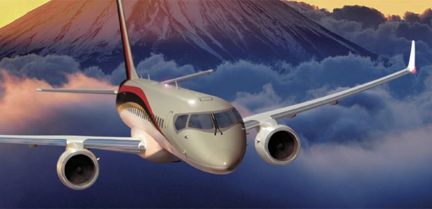 Mitsubishi Regional Jet: Je nach Modell Platz für maximal 78 oder 92 Passagiere.