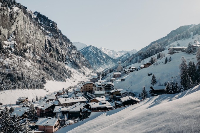Blick auf Hüttschlag