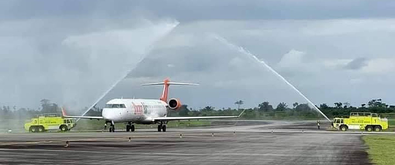 Bombardier CERj 900 von Ibom Air: Künftig will die Fluglinie auch auf Airbus A220 setzen.