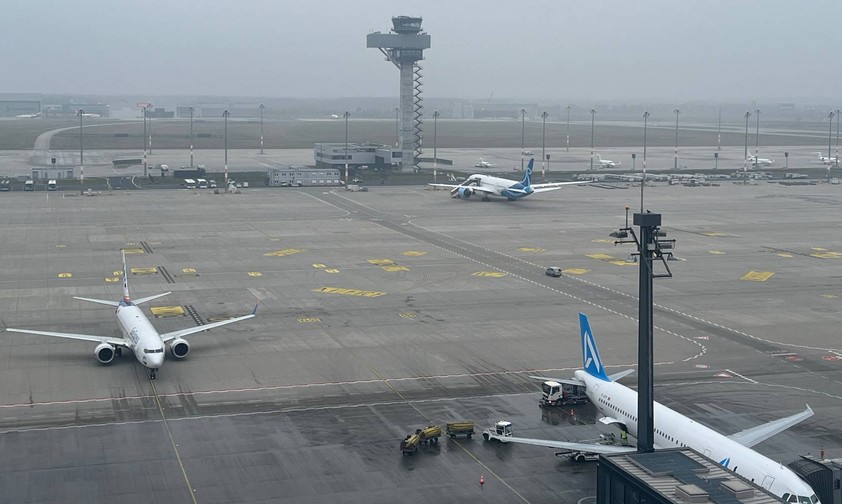 Vorfeld des Flughafen Berlin Brandenburg
