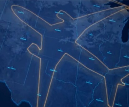 Die Testpiloten eines Airbus A380 zeichneten mit ihrer Route am 13. Dezember <a href="https://www.aerotelegraph.com/airbus-a380-weihnachtsstimmung" target="_blank" rel="noopener">einen Weihnachtsbaum über Deutschland</a>. Wie oft der Flug angesehen wurde, verrät Flightradar nicht, führt ihn aber trotzdem unter den meist verfolgten 2017.