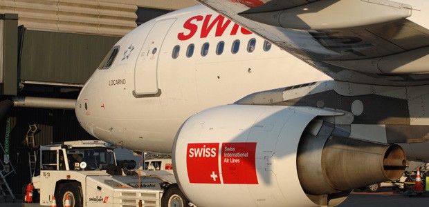 A320 von Swiss: Ein solcher Jet sandte den Notruf aus.
