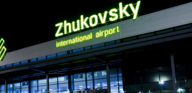 Zhukovsky Airport: Auslöser für den Disput.