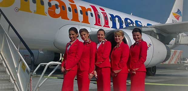 Crew von BH Airlines: Die Fluglinie baut ihr Geschäft aus.