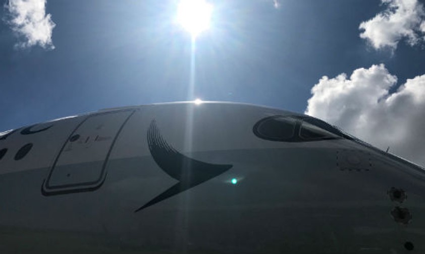 Airbus A350-1000 von Cathay Pacific: Es geht wieder über Russland.