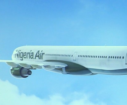 Bild aus der Präsentation von Nigeria Air: Aus der Umsetzung wird wohl nichts.