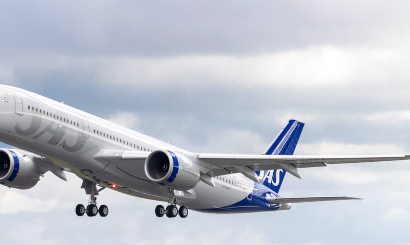 Ein Airbus A350-900 von SAS: Die Flotte schrumpft.