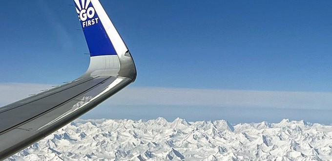 Go First gab im August auf. Und die indische Fluglinie gab den Triebwerksproblemen mit den Motoren von Pratt and Whitney die Schuld.