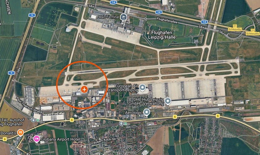 flughafen leipzig halle standort antonov airlines