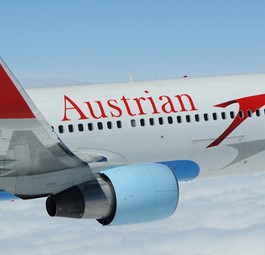 Boeing 767 von Austrian Airlines: Die Maschine musste ungeplant in St. Johns landen.