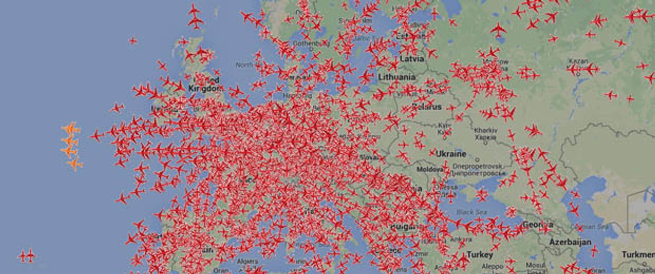 Flugverkehr über Europa: Die nationalen Lufträume machen die Aufsicht teuer.