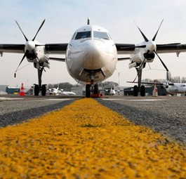 Fokker 50 von VLM Airlines: Bald in Friedrichshafen zu sehen.