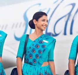 Flugbegleiterinnen von Sri Lankan Airlines: Sie sollen bei der Restrukturierung mithelfen.