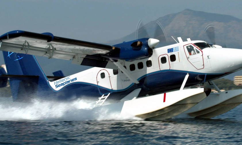Flugzeug von Hellic Seaplanes: Soll in Elefsina abheben.
