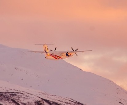 Bombardier Dash 8 von Fly Viking: Bald regelmäßig unterwegs.