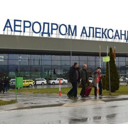Bei den ganz kleinen Flughäfen (weniger als 2 Millionen Passagiere pro Jahr) gehören in Europa folgende zu den besten: Almeria, Girona, Melilla und Zaragoza in Spanien sowie Skopje in Nord-Mazedonien (im Bild).