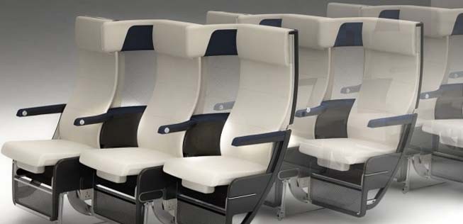 Seither hat sich in Sachen Komfort wenig getan. Ein Konzept, das das ändern sollte, ist Cosy von Acumen/Thompson Aero Seating.