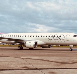 Embraer E190 namens Martina von Ego Airways: Beide Flieger holt sich die Fluglinie aus Deutschland.