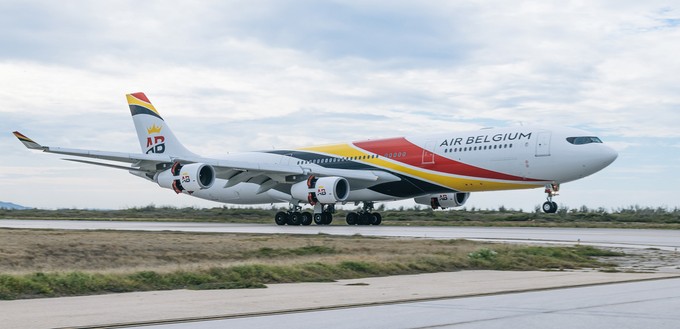 Zum Vergleich: So sahen die Flieger bei Air Belgium aus.