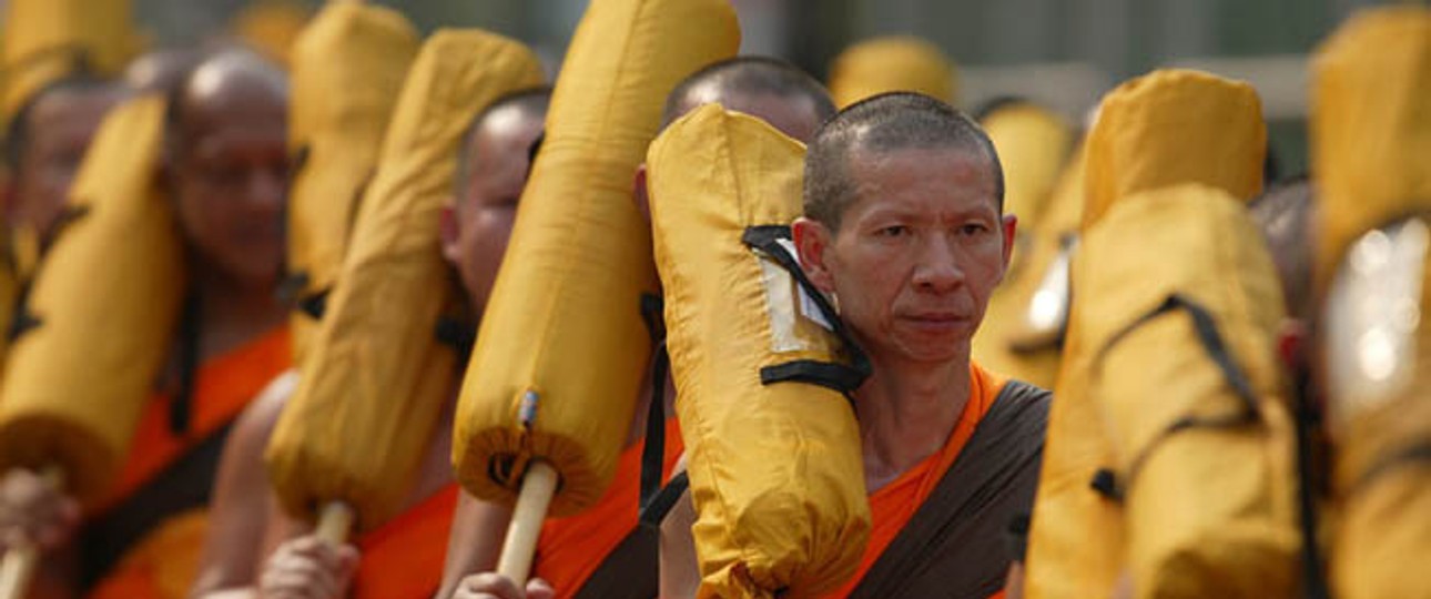 Mönche in Thailand: Das Land lebt vom Tourismus.
