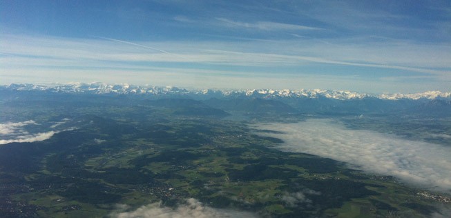 Flug nach Manchester.