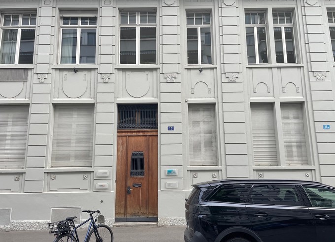 Eingang an der Malzgasse 15 in Basel: Ex-Sitz von Swiss.