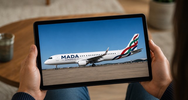 Animation von Mada Airways: Die Airline soll noch in diesem Jahr starten. 