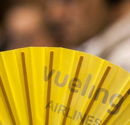 Werbeprodukt von Vueling: Die Fluglinie wurde in Italien bestraft.