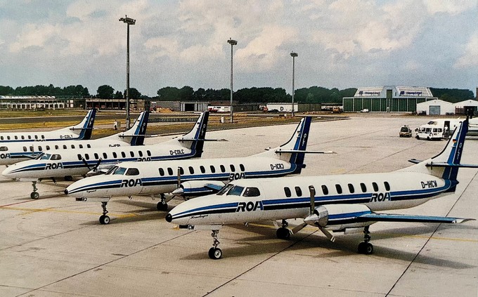 Fünf Metroliner setzte die OLT in Kooperation mit Roland Air in den Neunzigerjahren auf Regionalfügen ab Bremen ein.