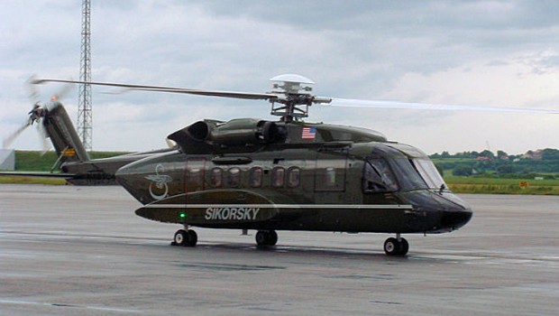 Die USA zeigen neben den grossen Jets auch den Sikorsky-Hubschrauber S92.