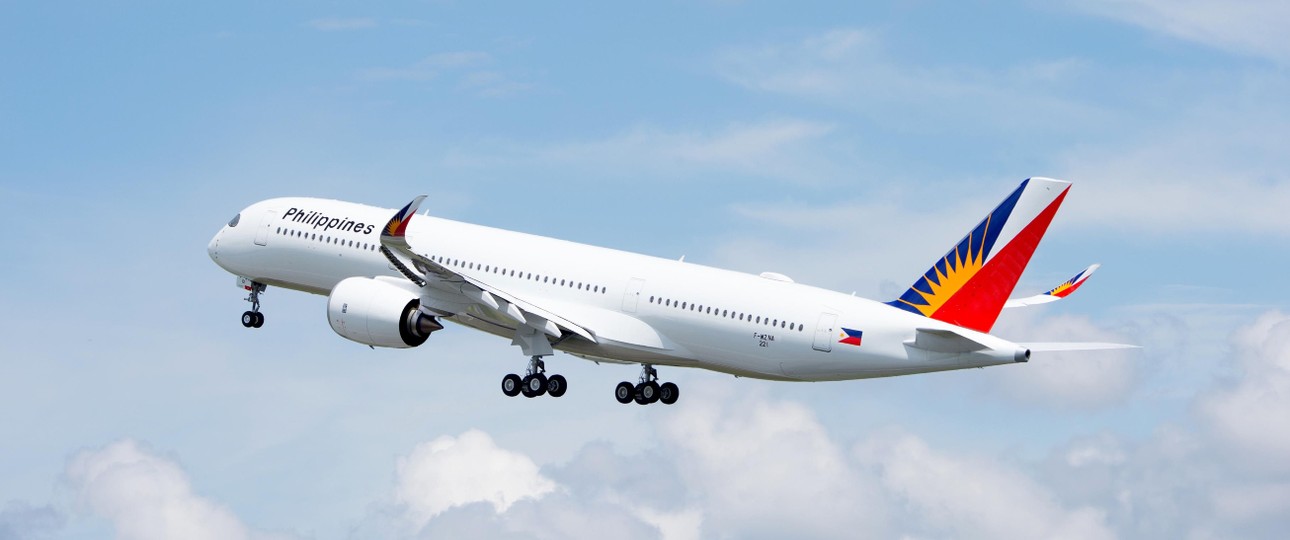 Airbus A350-900 von Philippine Airlines: Ein aussortierter geht an Lufthansa.