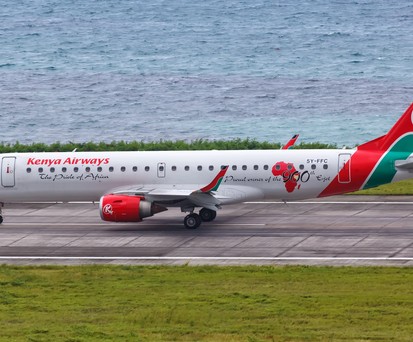 Embraer E190 von Kenya Airways: Die Airline will die Flotte jetzt vielleicht doch vergrößern. 