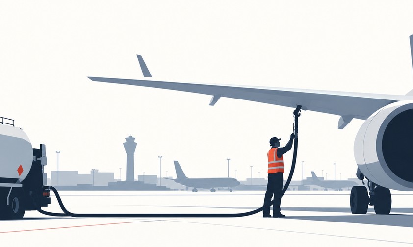 illustration kerosin treibstoff