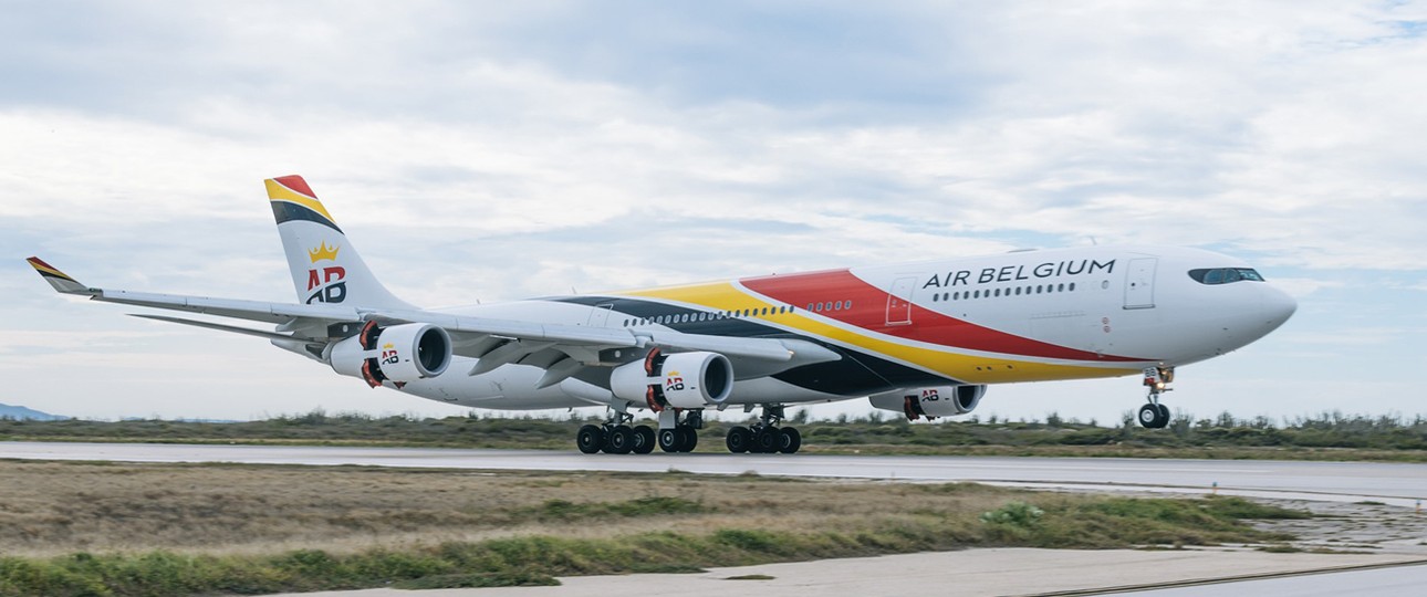 Airbus A340 von Air Belgium: Keine Flüge mehr mit dem Vierstrahler.