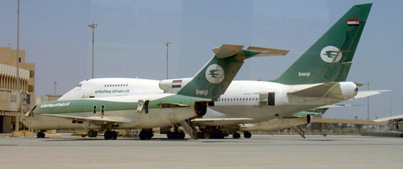 Stillgelegte Maschine von Iraqi Airways