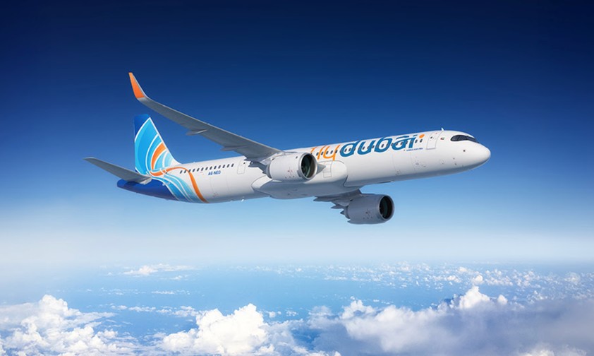 Airbus A321 Neo in den Farben von Flydubai: Ab 2032 am Himmel zu sehen.