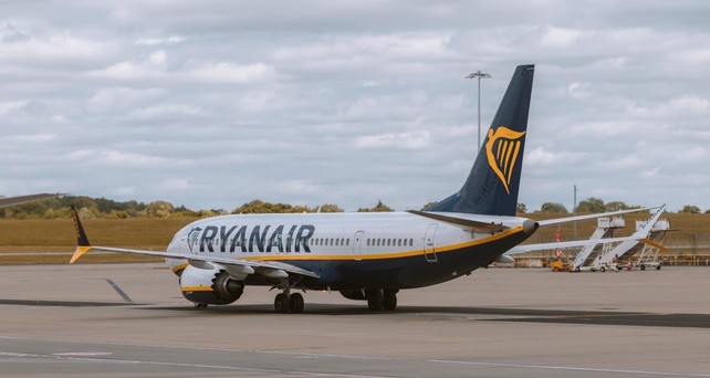 Boeing 737 von Ryanair: Probleme über Österreich.