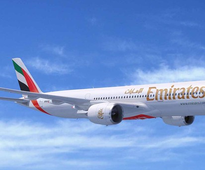 Airbus A350 in den Farben von Emirates: Die Flotte wächst um ein Modell.