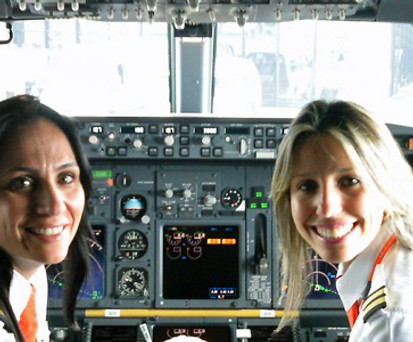 Pilotin und Kopilotin: Bald alleine unterwegs.
