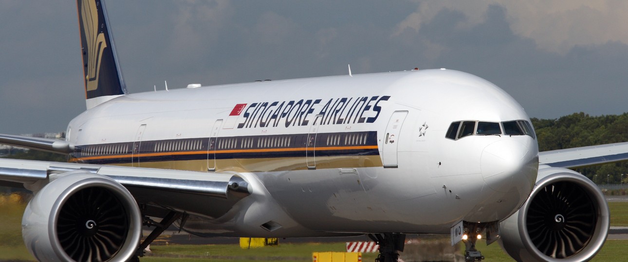 Boeing 777-300 ER von Singapore Airlines: Ein solches Flugzeug geriet in die schweren Turbulenzen.