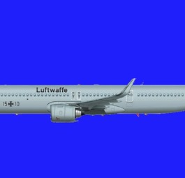 Preview of the future A321 LR of the military: larger capacities.