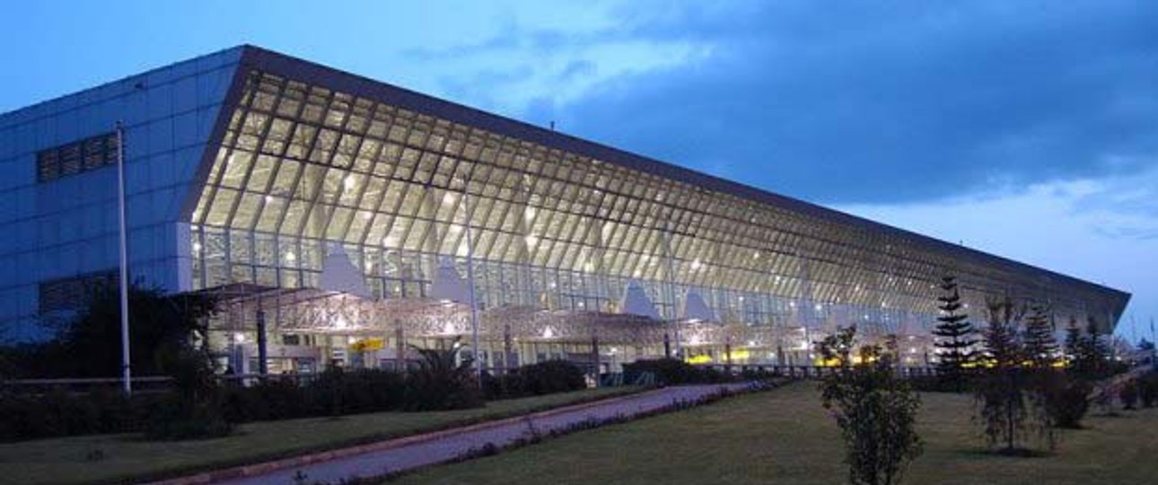 Der derzeitige Flughafen von Addis Abeba: Bole Airport soll ausgebaut - und in einigen Jahren ersetzt werden.