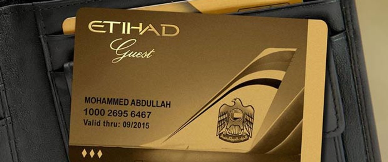 Mitgliedskarte von Etihad: Bald noch mehr Einsatzmöglichkeiten.